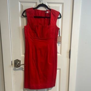 Calvin Klein Sheath Red Dress